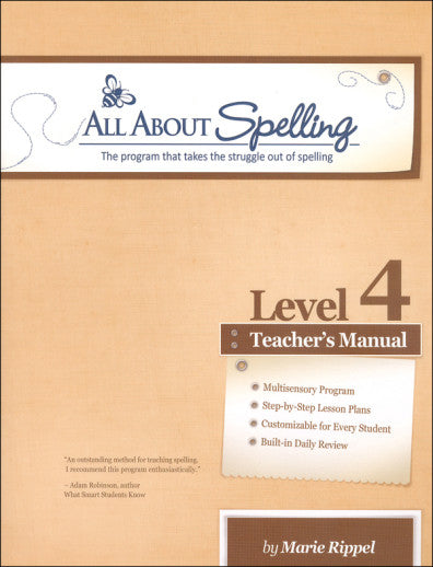 All About Spelling Level 4 Teacher's Edition