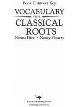 Vocabulary from Classical Roots C - Answer key
