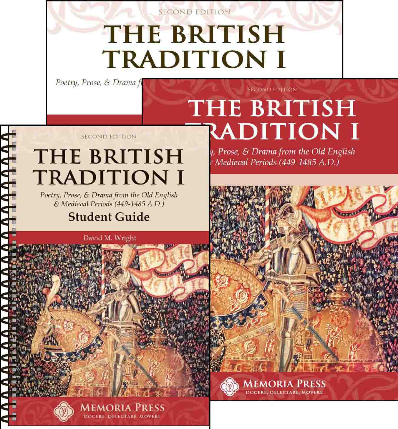 The British Tradition I: Poetry, Prose, & Drama from the Old English & Medieval Periods (2nd ed.) - Set of 3