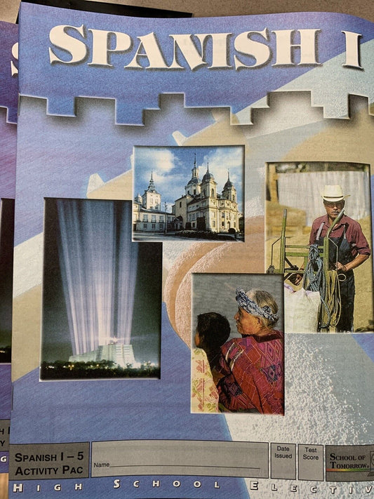 Spanish I - Activity Pacs and Score Keys