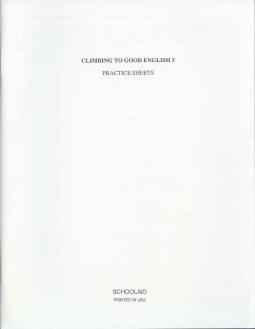 Climbing to Good English 5 Worksheets