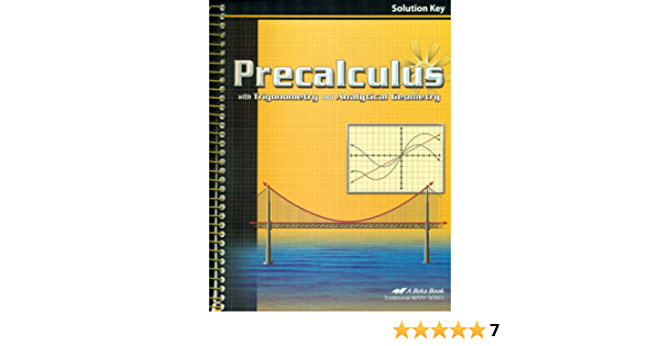 Precalculus - Solution Key