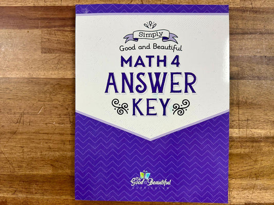 Math 4 Answer Key