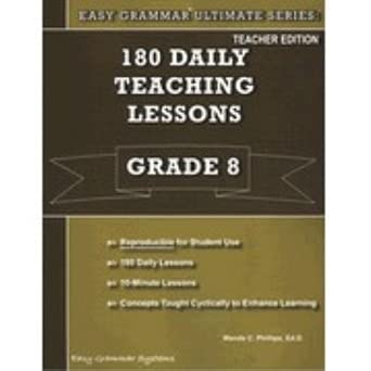 Easy Grammar Ultimate - Grade 8 - 180 Daily Teaching Lessons
