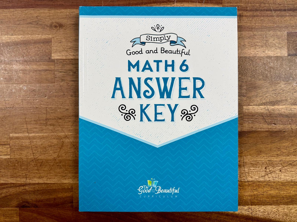 Math 6 Answer Key