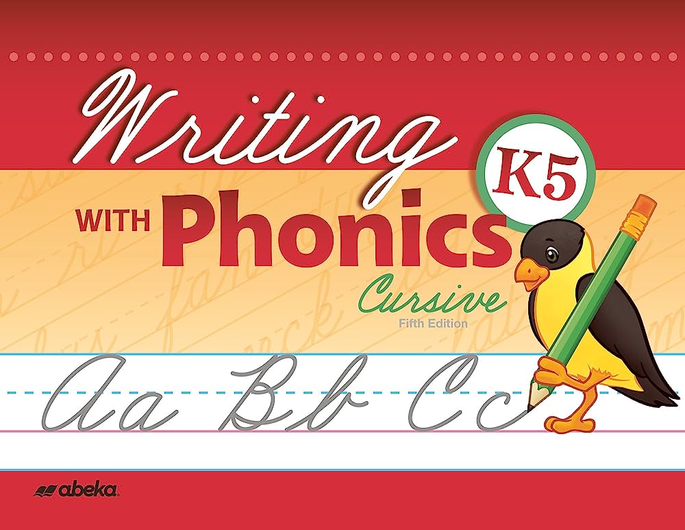Writing with Phonics K5 - Cursive – Grace School Associations