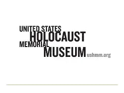 United States Holocaust Memorial Museum Timeline Learning Cards