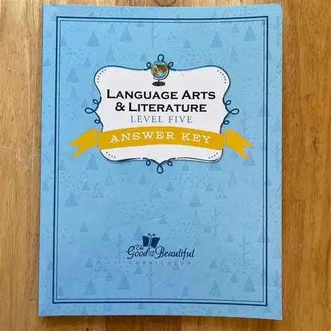 Language Arts & Literature Level 5 - Answer Key