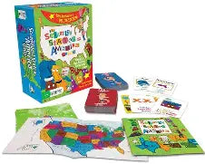The Scrambled States of America Game Box Game Set and Book