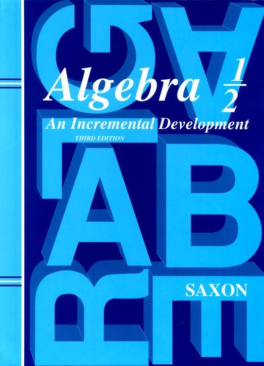 Algebra 1/2 - (3rd ed) - Set of 2