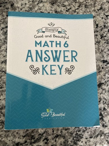 Math 6 - Answer Key