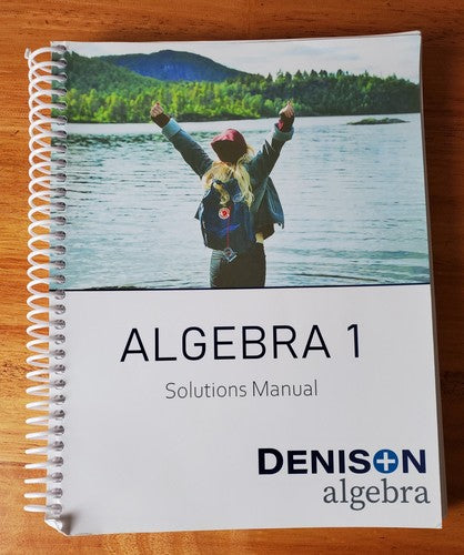 Algebra 1 solutions Manual