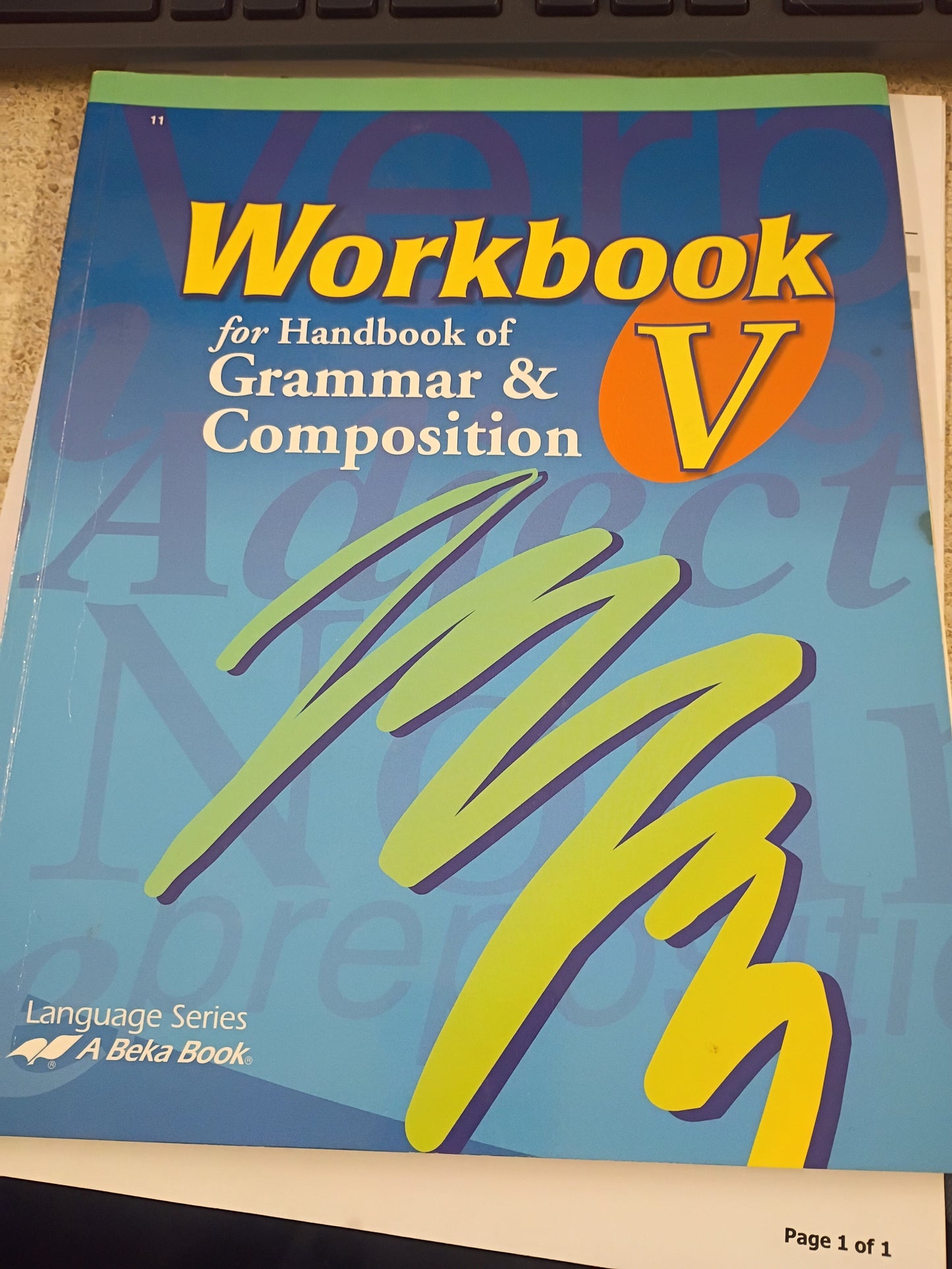Workbook for Handbook of Grammar & Composition V