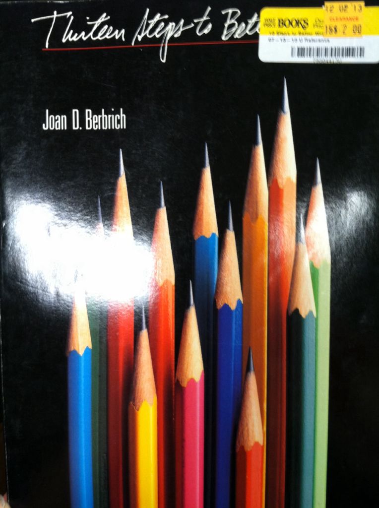 13 Steps to Better Writing