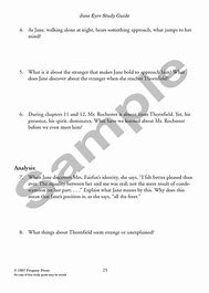 Jane Eyre - study  guide