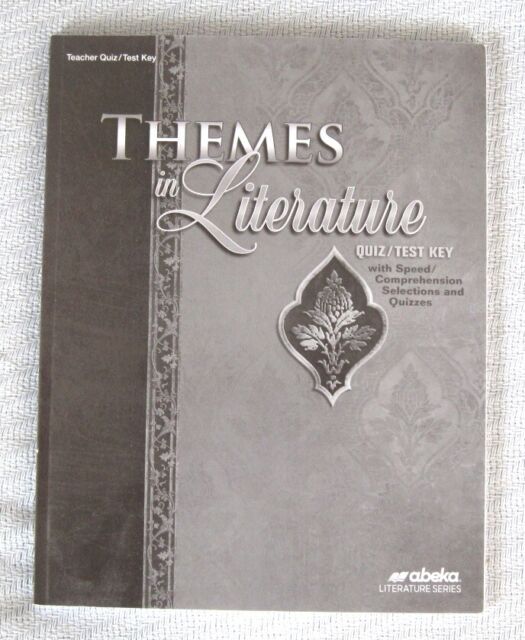 Themes in Literature - Test/Quiz Key